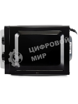 Микроволновая печь Hyundai HYM-M2054 черный/серебристый, 20 л, 700 Вт, переключатели - поворотный механизм