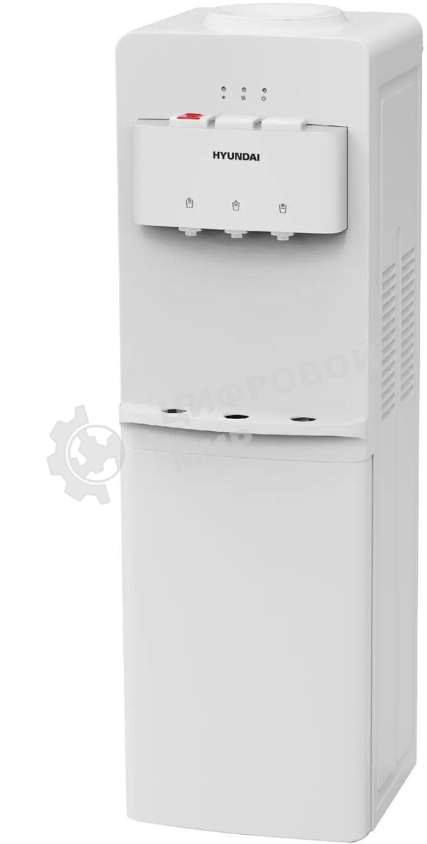 Кулер Hyundai H-WD2150E напольный, электронный, белый