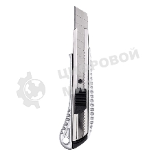 Универсальный нож Deli DL4255 18мм Лезвие SK2. Алюминиевый корпус. Общая длина: 155 мм.