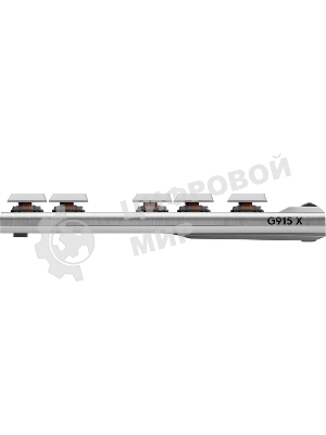 Клавиатура Logitech G915 X гибридная, Bluetooth, радиоканал, без num pad, белый