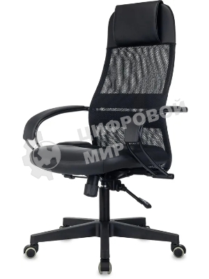 Кресло эргономичное Бюрократ CH-NOVA LUX черный сетка/ткань крестов. пластик