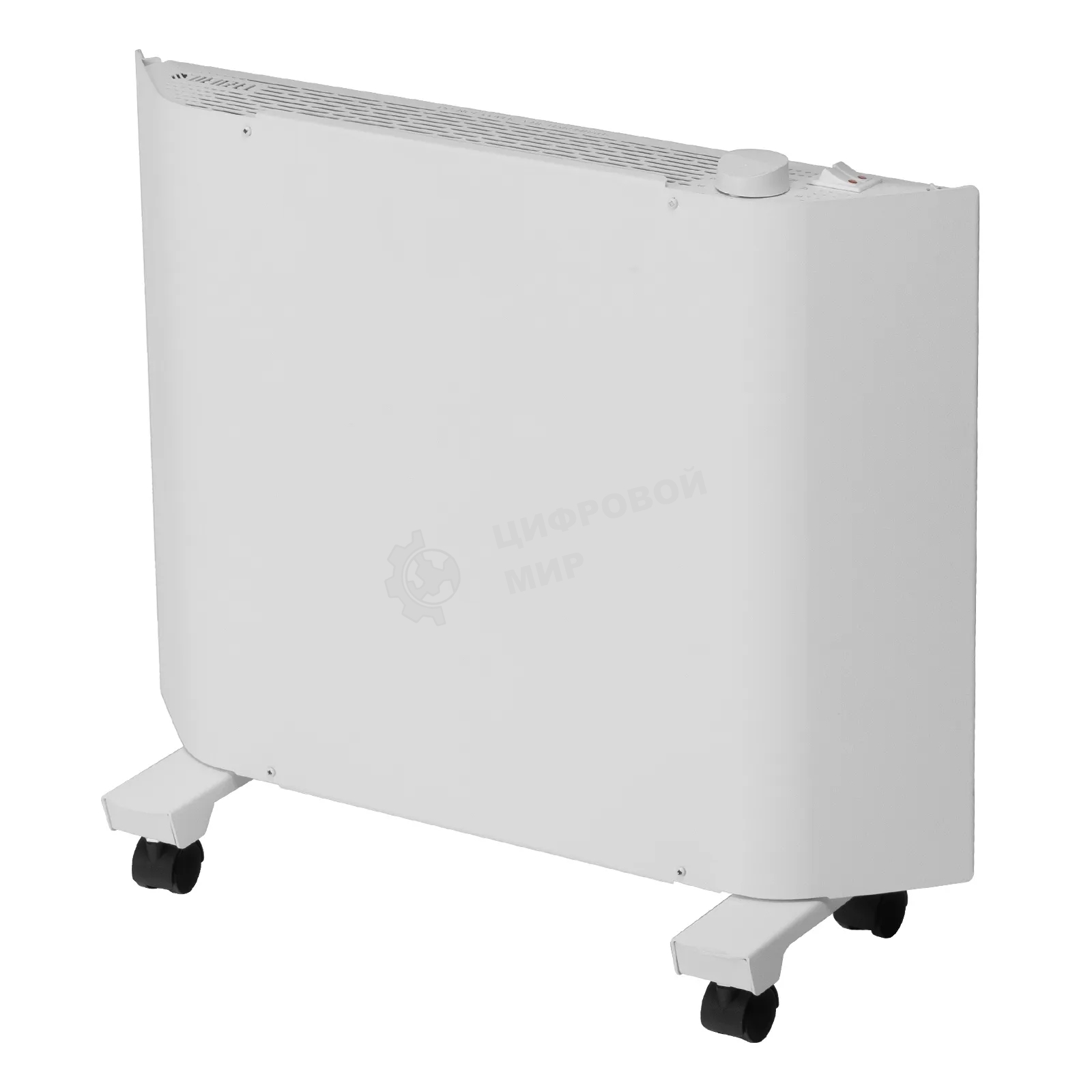 Конвектор электрический Denzel XCE-1000 белый, 1000 Вт, 15 м2, термостат