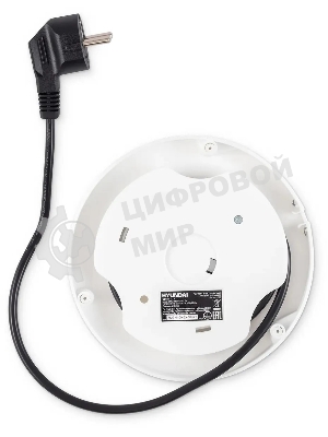 Чайник электрический Hyundai HYK-G3506 1.7л. 2200Вт белый/серебристый корпус: стекло