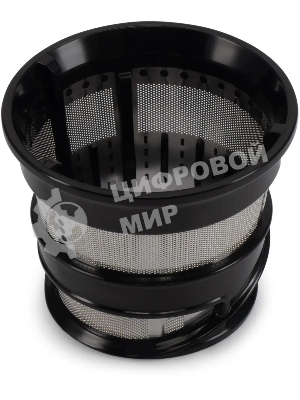 Соковыжималка Hyundai HY-JS2323 чёрный, шнековая вертикальная, 120 Вт, 400 мл, электронное, реверс