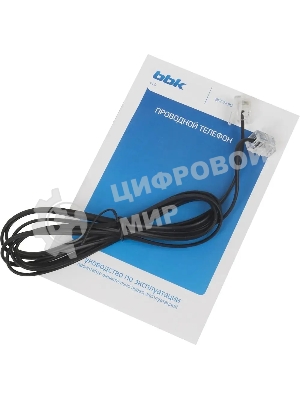 Телефон проводной BBK BKT-74 RU черный