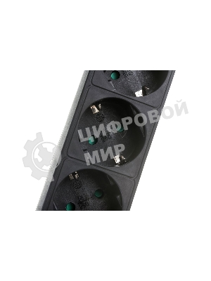 Сетевой фильтр Energenie Сетевой фильтр SPG5-C-5 1.5m 16А черный 
