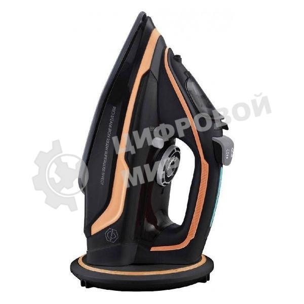 Утюг Kelli KL-1645 черный/коричневый