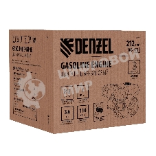 Двигатель бензиновый Denzel RX-17S, 7 л.с., 212 см3, горизонтальный вал шлиц 25 мм