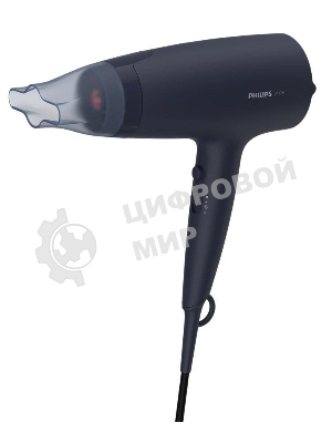 Фен Philips BHD360/20 черный/синий, 2100 Вт, ионизация