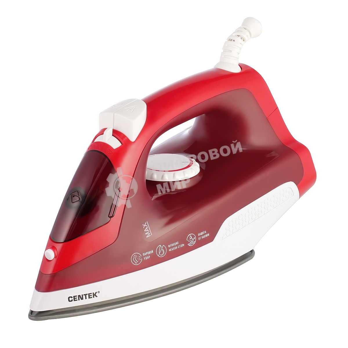 Утюг Centek CT-2347 пурпурный, 1800 Вт, 20 г/мин, 80 г/мин, 200 мл