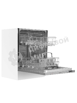 Встраиваемая посудомоечная машина HOMSair DW64E, серебристый, 59.8 см, 12 компл., 49 дБ, класс A++