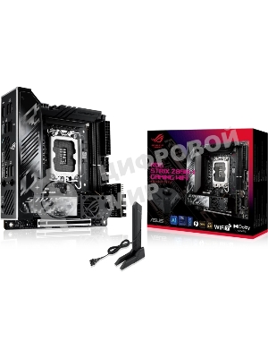 Материнская плата ASUS ROG STRIX Z890-I GAMING WIFI, LGA1851, Intel Z890, 2xDDR5, 2xSATA, 2xM.2, 1xPCI-E 5.0 x16, 1xHDMI, 2xThunderbolt 4, 1x2.5Gb LAN, 9xUSB-A, 1xUSB-C, 5.1, Mini-ITX