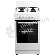 Плита комбинированная Darina 1E КМ241 321 W белый, конфорок 3 газовых и 1 электрическая, духовка 50 л, 50 см x 85 см x 60 см