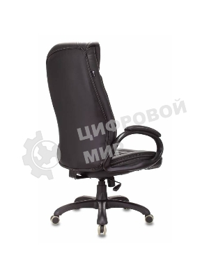 Кресло Бюрократ T-9922N Leather Venge Black черный, экокожа