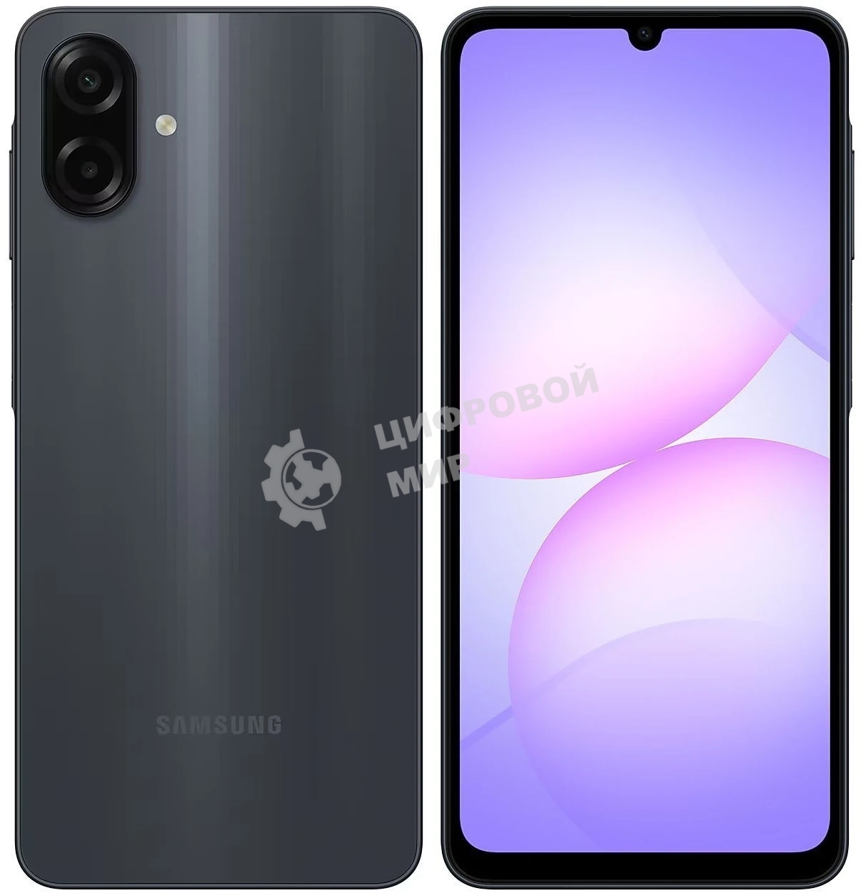 Смартфон Samsung Galaxy A07 4/128Gb, черный