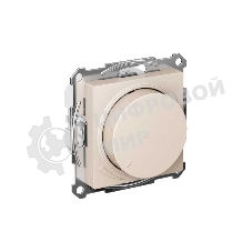 Светорегулятор (диммер) SE AtlasDesign беж, повор-нажим, LED, RC, 400 Вт, мех.
