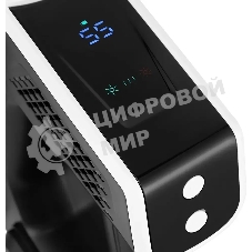 Пылесос вертикальный Kitfort КТ-5393 черный/серебристый, питание от аккумулятора, 125 Вт, уборка сухая, пылесборник 1 л