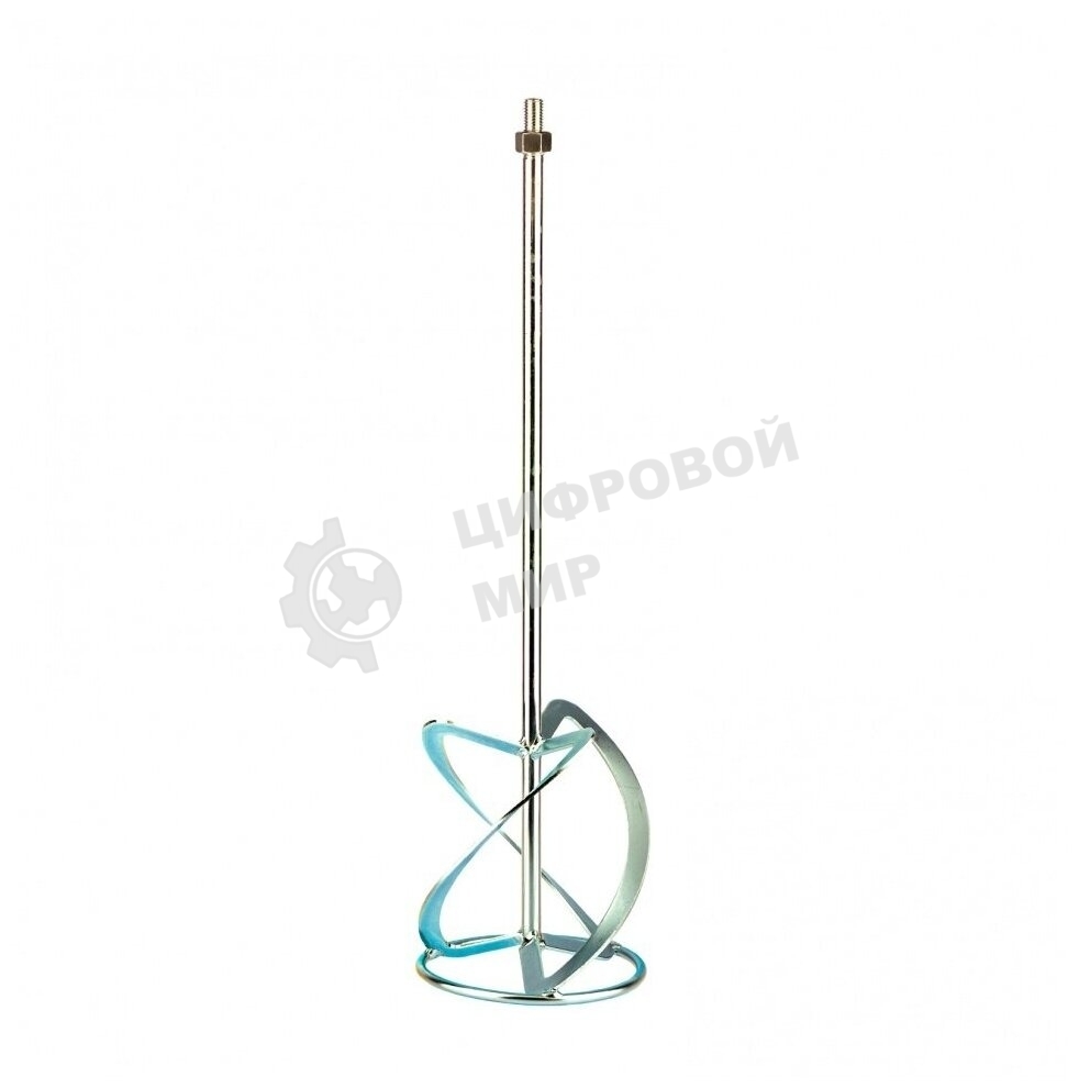 Насадка для миксера Сибртех, для тяжелых растворов,160 х 590 мм, оцинкованная,хвостовик резьба М14