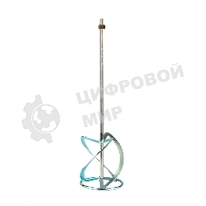 Насадка для миксера Сибртех, для тяжелых растворов,160 х 590 мм, оцинкованная,хвостовик резьба М14