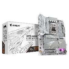 Материнская плата Gigabyte X870 AORUS ELITE WIFI7 ICE, AM5, AMD X870, 4xDDR5, 4xSATA, 4xM.2, 1xPCI-E 5.0 x16, 1xPCI-E 4.0 x4, 1xPCI-E 3.0 x2, 1xHDMI, 1x 2.5Gb LAN, 2xUSB-C 4.0, 2xUSB 3.2 Gen 2, 4xUSB 3.2 Gen 1, 4xUSB 2.0, 2x3.5 мм, 7.1, ATX