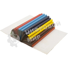 Бумага цветная Silwerhof одност. 16л. 8цв. A4 Монстрики 50г/м2 обл.бум.офсет скрепка