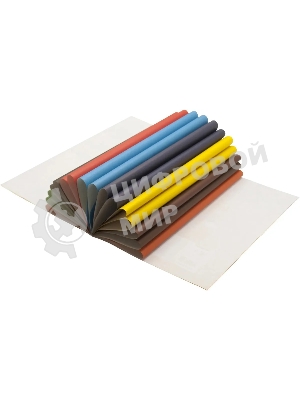 Бумага цветная Silwerhof одност. 16л. 8цв. A4 Монстрики 50г/м2 обл.бум.офсет скрепка