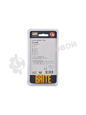 Рамка 2-местная IEK BRITE РУ-2-2-БрБ стекло белый