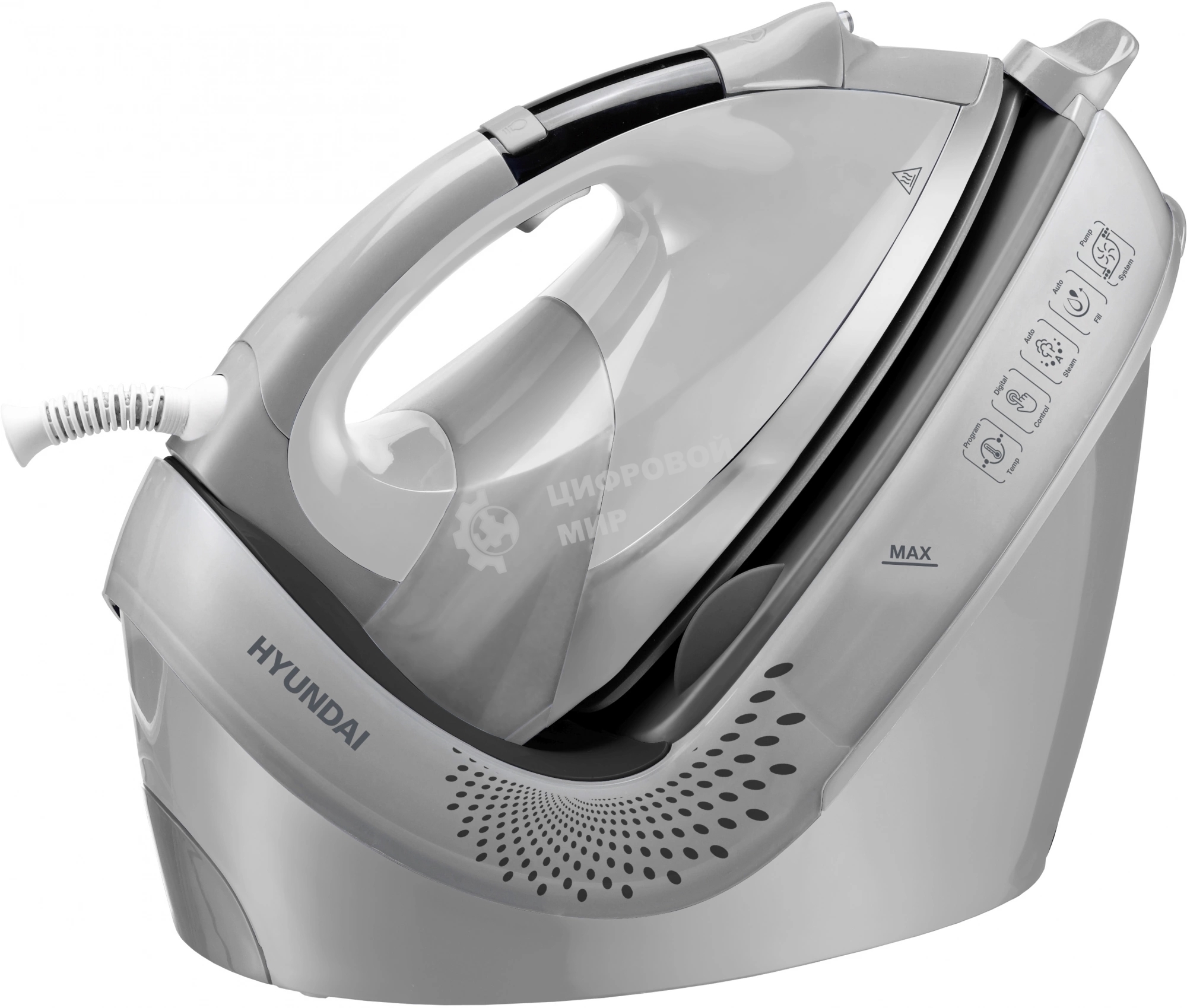 Парогенератор Hyundai H-SSP2600 2600Вт белый/серебристый