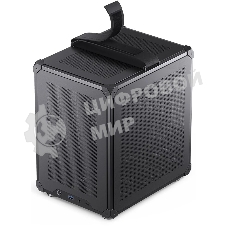 Компьютерный корпус JONSBO C6-ITX Black ITX без БП, боковая панель из закаленного стекла, mini-ITX, черный