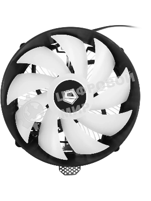 Кулер ID-COOLING DK-03 RAINBOW черный/серебристый 120мм алюминий 1800rpm 26db 4-pin 100W 63мм