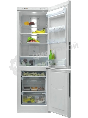 Холодильник Pozis RK FNF-170 серебристый металлик двухкамерный 220/94 л морозилка снизу