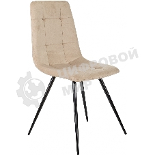 Стул для дома Бюрократ CH-K1_4 комплект 4 шт бежевый Holland 06 металл черный на ножках