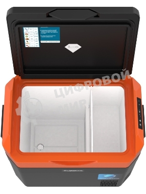 Холодильник автомобильный Бирюса НС-38P7 оранжево-черный