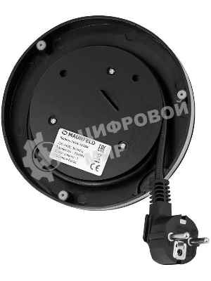 Чайник электрический Maunfeld MGK-612BK, 1.7л, стекло/металл