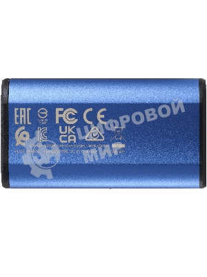 Внешний SSD ADATA External SE880, 500Gb, USB 3.2 Gen2 Type-C, R/W 2000/2000 MB/s, синий