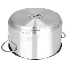 Кастрюля из нержавеющей стали APPETITE SH05273 pretty 2,7 л, стеклянная крышка с ободком и пароотводом, диаметр 18 см.