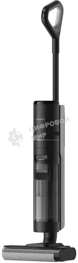 Пылесос вертикальный моющий Dreame Wet and Dry Vacuum H12S черный, питание от аккумулятора, 300 Вт, уборка влажная/сухая, пылесборник 0.7 л, работа от АКБ max 35 мин