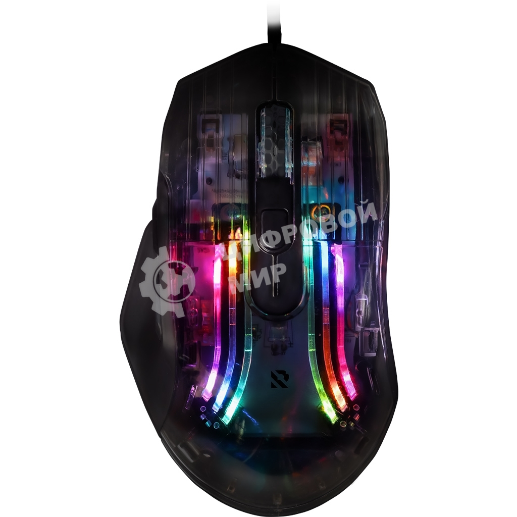 Мышь проводная игровая Smartbuy (SBM-749G-G) RUSH X19 серый