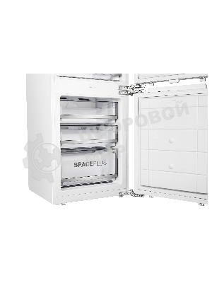 Встраиваемый холодильник Korting KSI 19547 CFNFZ белый, двухкамерный, 200/67л, морозилка снизу, No Frost