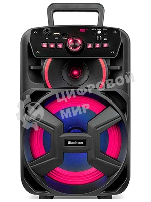 Портативная акустика Blackton Bt PBS2110 черный Мощность RMS 8 Вт Bluetooth