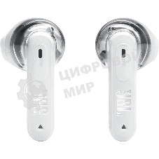 Наушники TWS JBL Tune Flex 2 призрачно-белый, вкладыши/внутриканальные (трансформер), Bluetooth, адаптивное шумоподавление