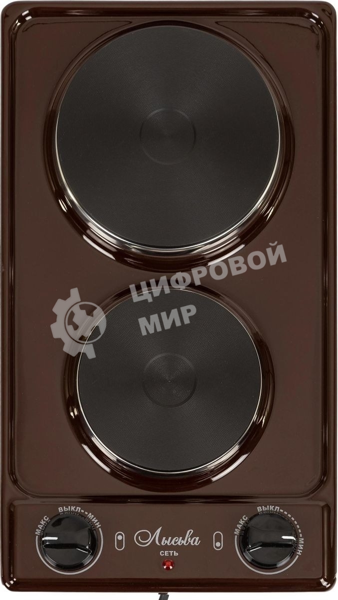 Плита настольная электрическая Лысьва ЭПБ 22 коричневый (настольная)