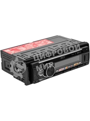Автомагнитола ACV ADX-905BM, 1 DIN, Bluetooth, USB Type-A, AUX, пульт ДУ