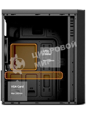 Компьютерный корпус Zalman ZM-T6 черный без БП ATX 1xUSB 2.0 1xUSB 3.0 audio bott PSU