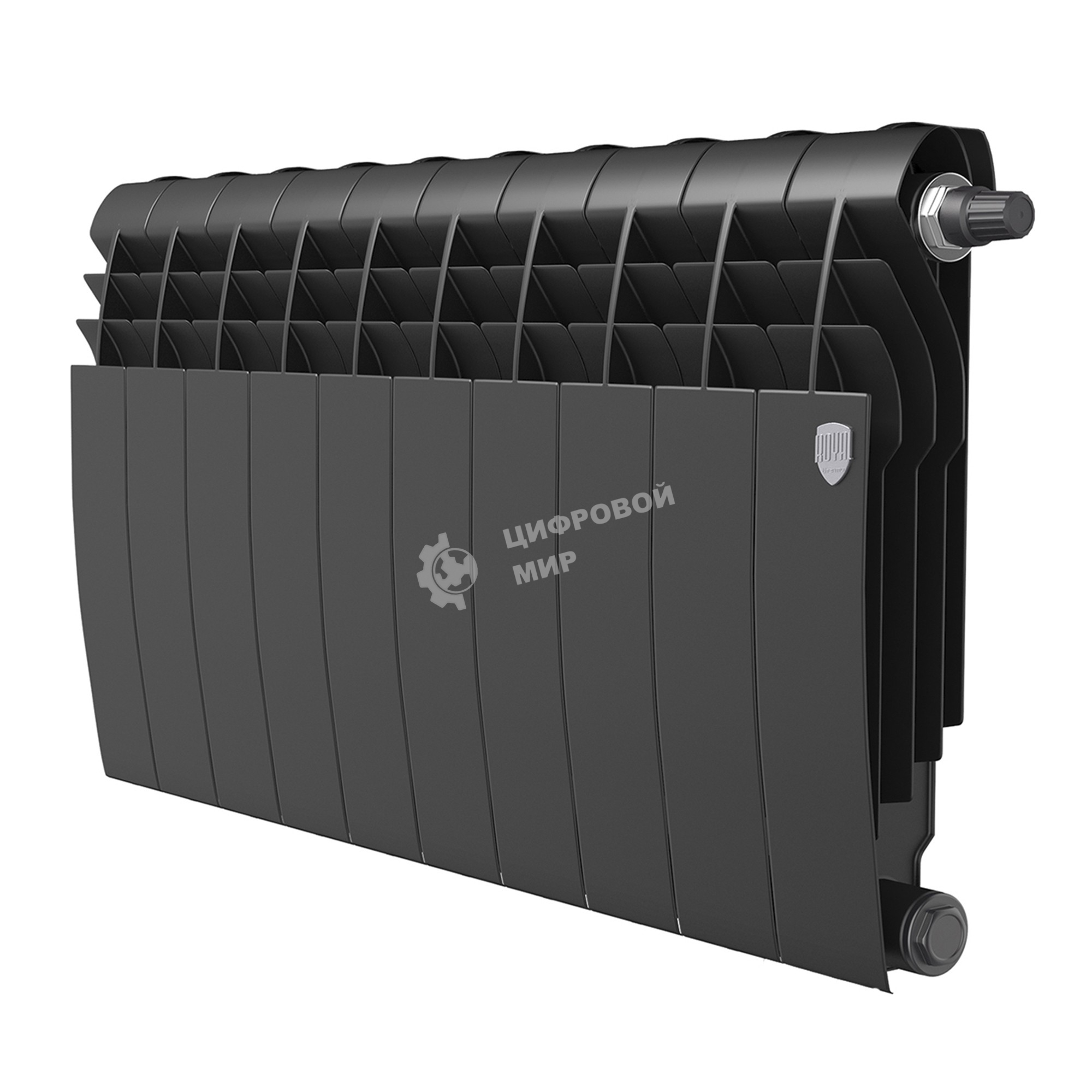 Радиатор Royal Thermo BiLiner 350 Noir Sable VR80 - 10 секц.