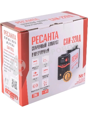 Сварочный аппарат Ресанта САИ-220Д инвертор ММА/TIG 7.8кВт