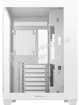 Компьютерный корпус Deepcool CG530 WH белый без БП ATX 2x120мм 2x140мм 2xUSB2.0 1xUSB3.0 audio bott PSU