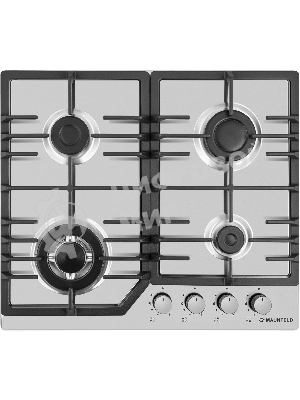 Газовая варочная панель Maunfeld EGHS.64.43CS/G, 4 конфорки, нержавеющая сталь, серебристый