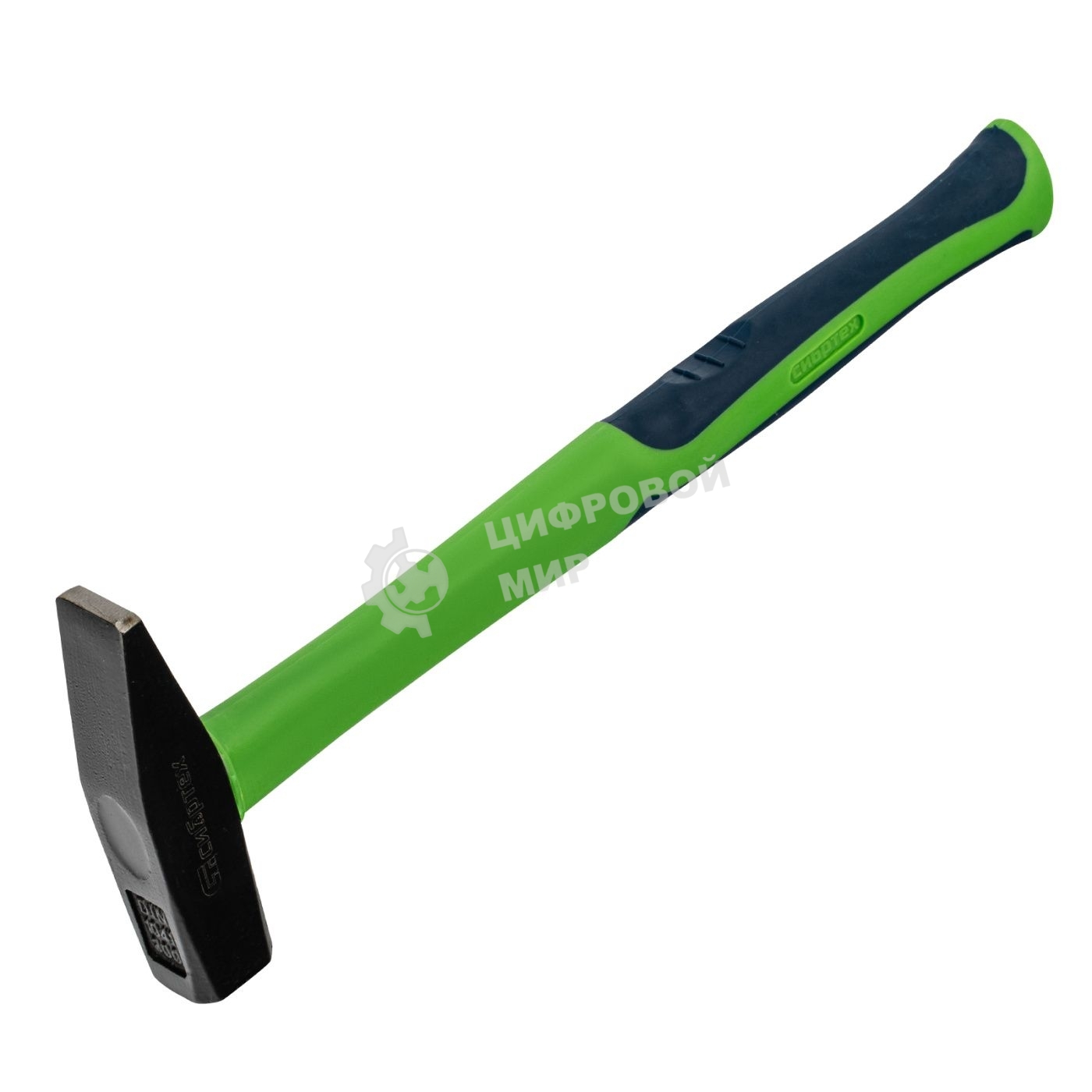 Молоток слесарный Сибртех 300 г, фибергласовая обрезиненная рукоятка