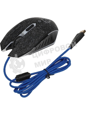 Мышь проводная Defender Shock GM-110L черный, 3200 dpi, USB, кнопки - 6